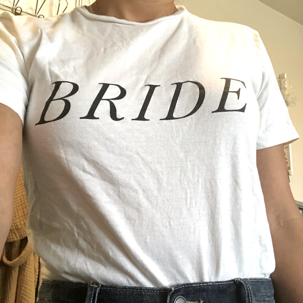 Bride Tee Shirt from Sarah Seven